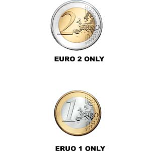 Euro Monedas 007A  Especializados  Validador  Aceptadores de monedas y dinero