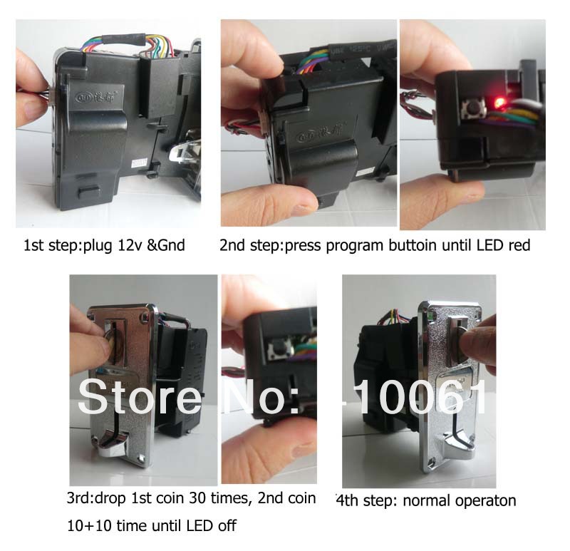 GD-Y106 vending machine coin acceptor ( 2 coin acceptance)