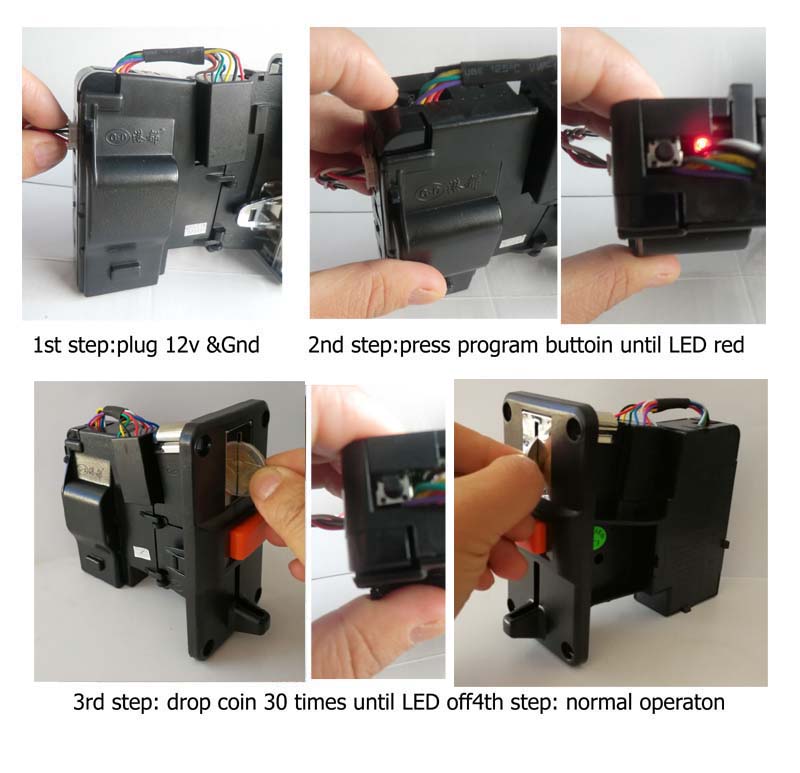 GD006-A Intelligent single  coin acceptor manufacturer,coin selector validators