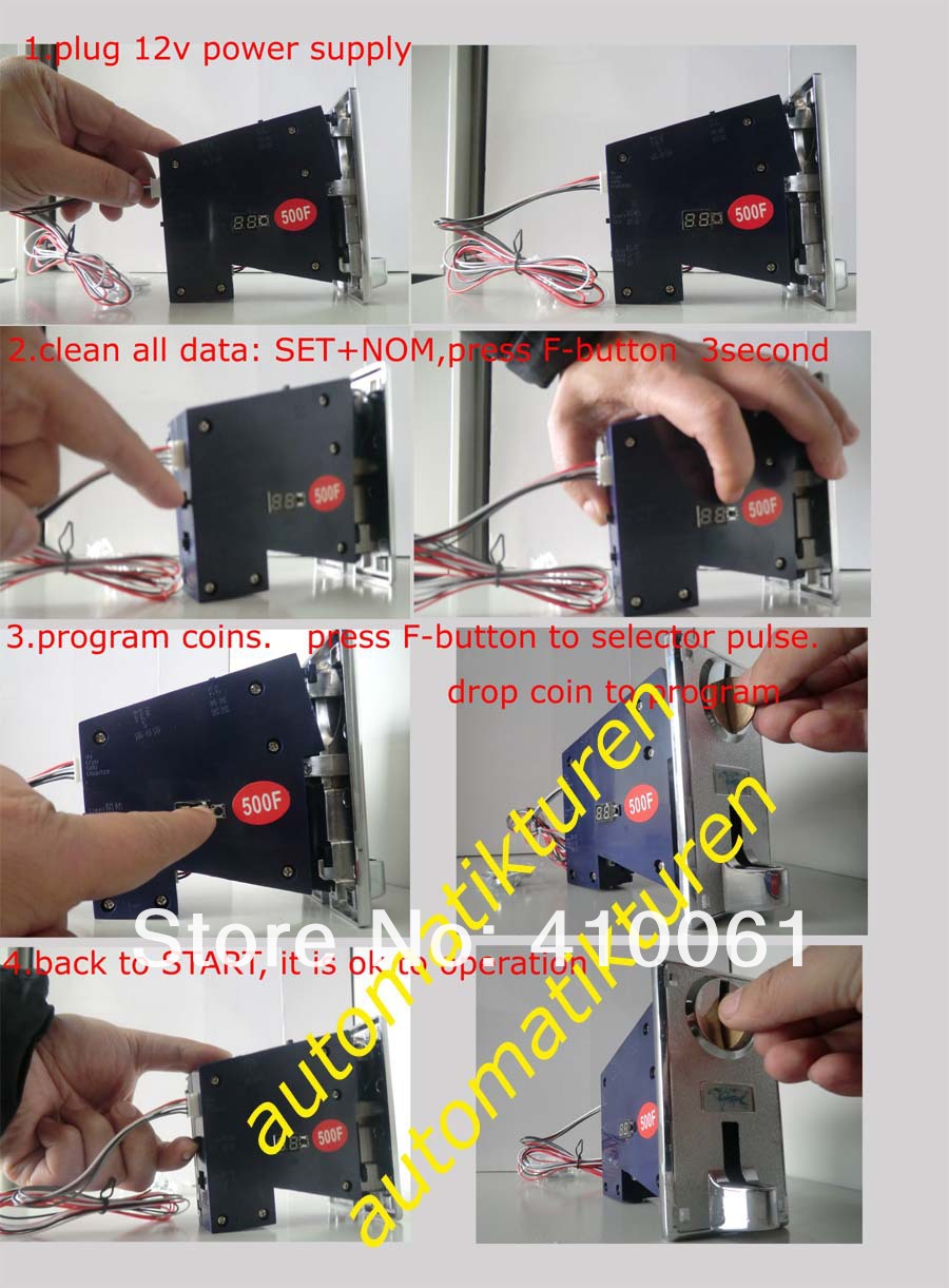 GD500F multi coin acceptor